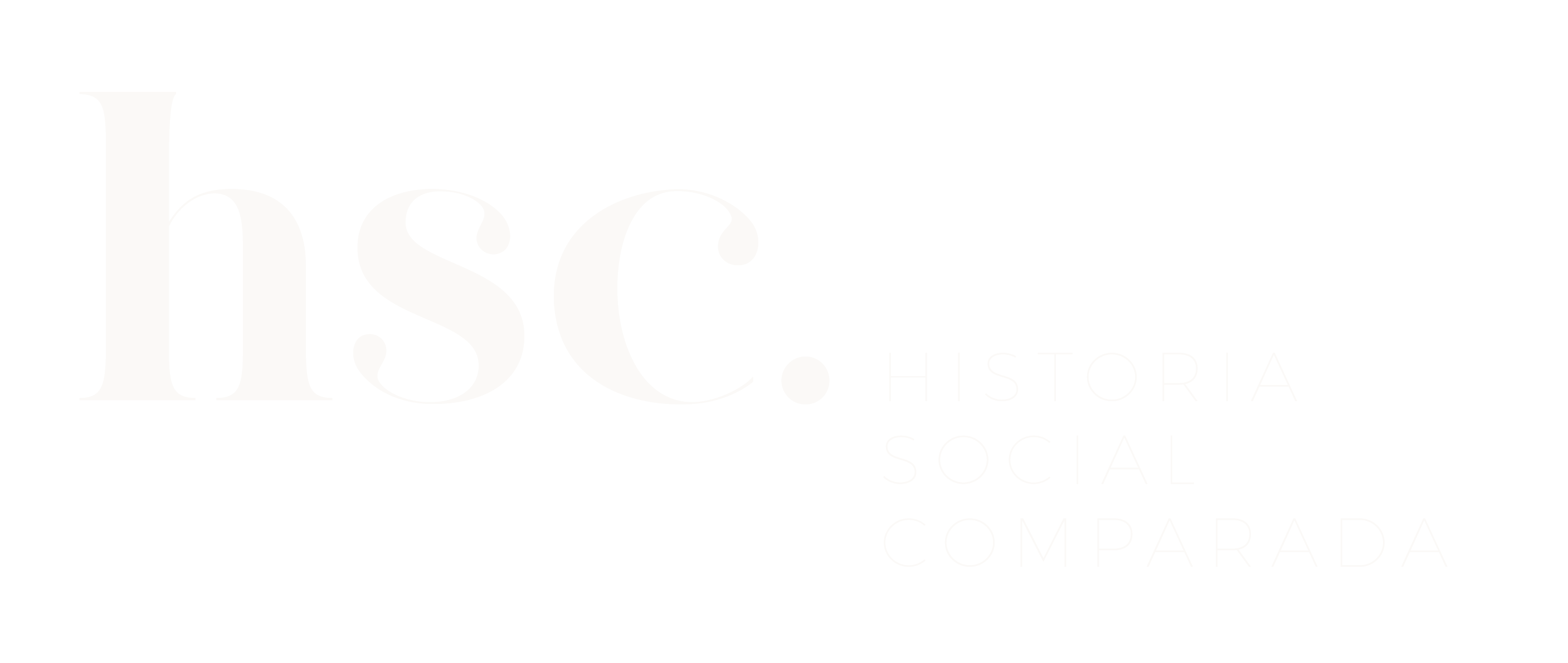 Logo Historia Social Comparada